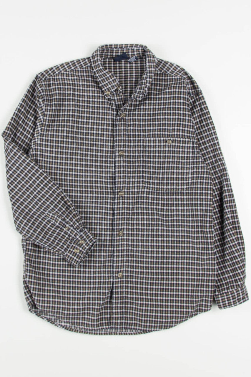 Plaid Corduroy Button Up Shirt