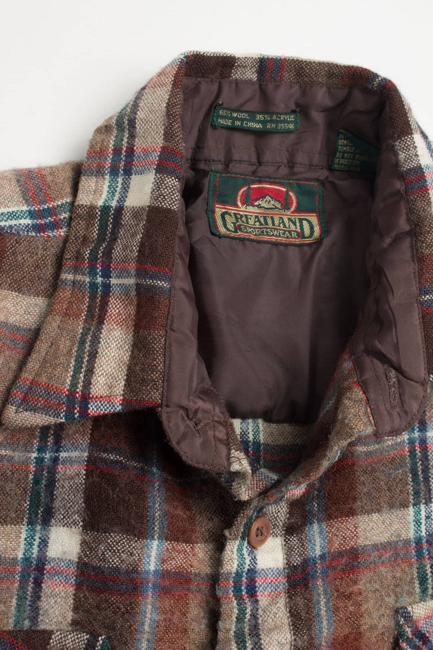 Vintage Greatland Sportswear Flannel Shirt 3792