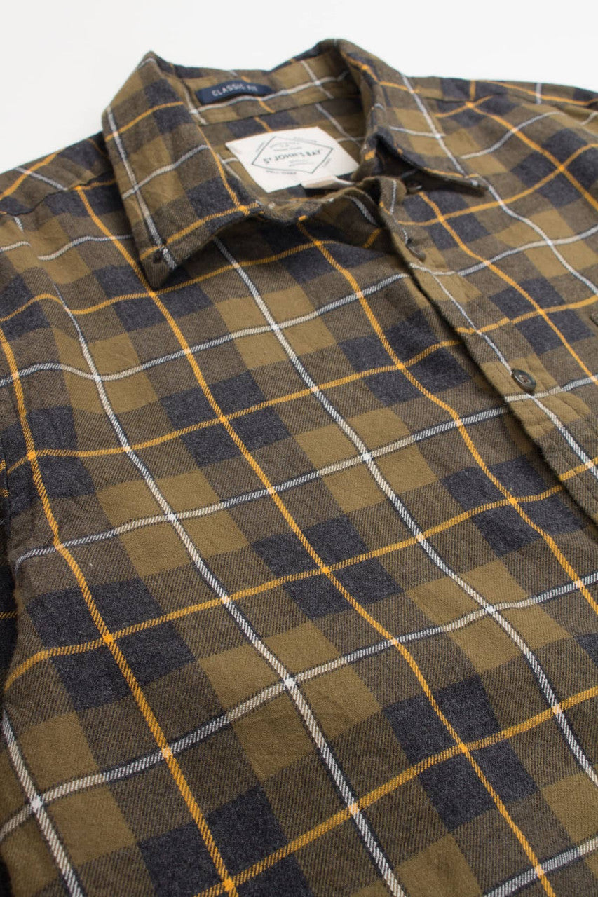 Vintage St. John's Bay Flannel Shirt 3803