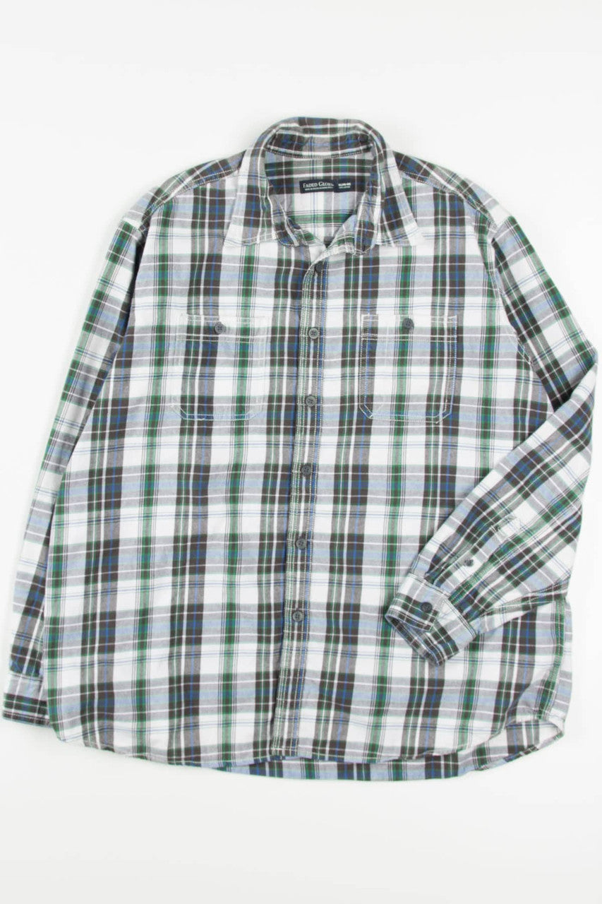 Vintage Faded Glory Flannel Shirt 3808