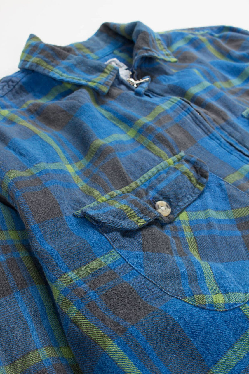 Zip Front Arizona Jean Co. Flannel Shirt 3810
