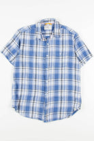 Free Planet Short Sleeve Flannel Shirt 3811