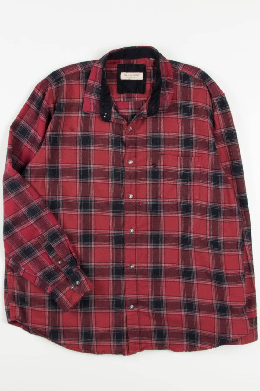 Distressed Tallwoods Flannel Shirt 3812
