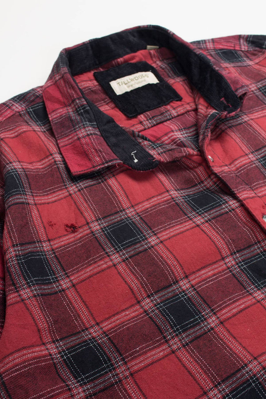 Distressed Tallwoods Flannel Shirt 3812