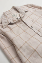Beige St. John's Bay Flannel Shirt 3815