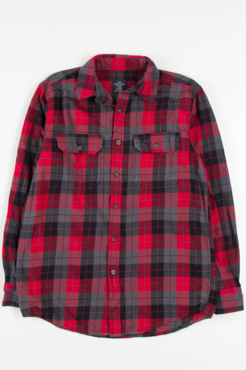 Red Faded Glory Flannel Shirt 3818