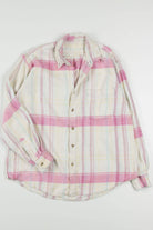 Vintage Pastel Spring Flannel Shirt 3819