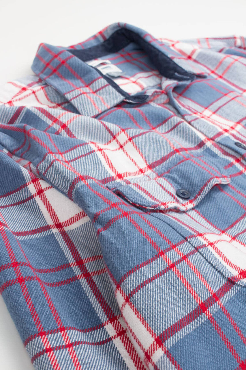 Dusty Blue Old Navy Flannel Shirt 3823