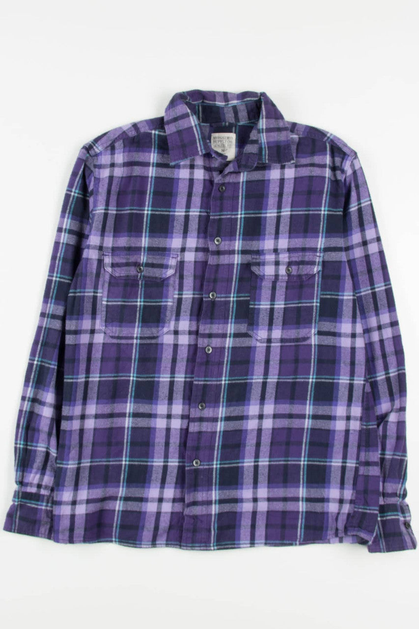 Purple Mossimo Flannel Shirt 3826