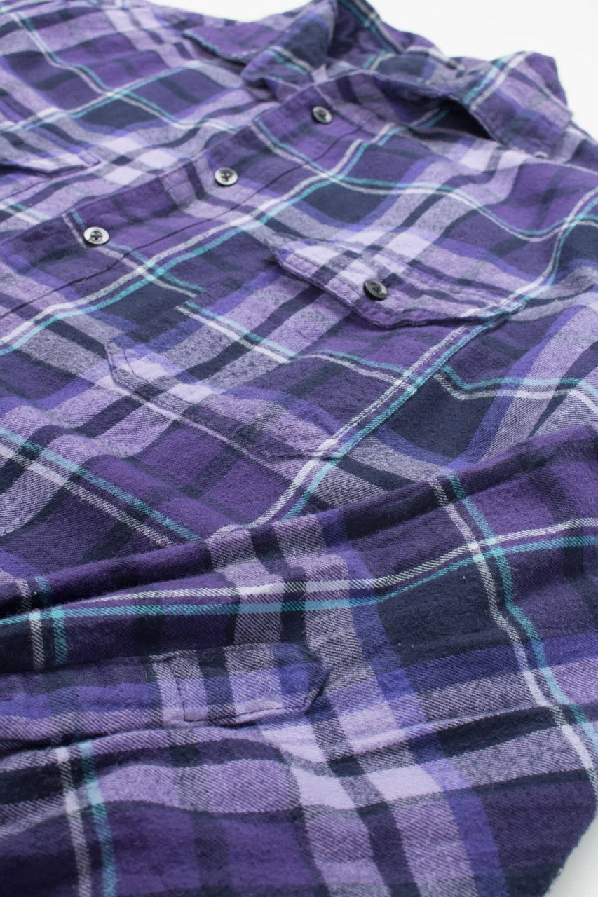 Purple Mossimo Flannel Shirt 3826