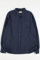 Blue Boston Traders Flannel Shirt 3830