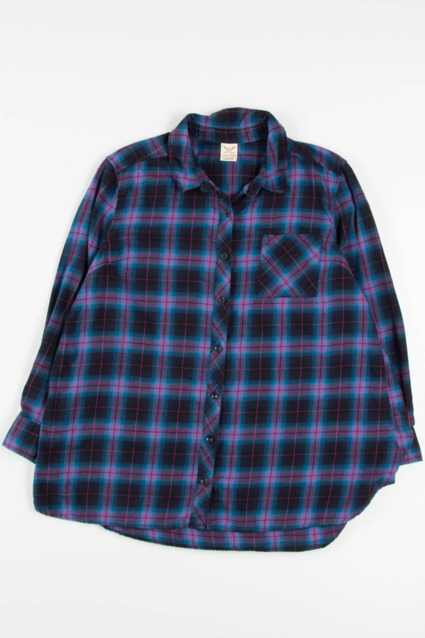 Women's Faded Glory Flannel Shirt 3831