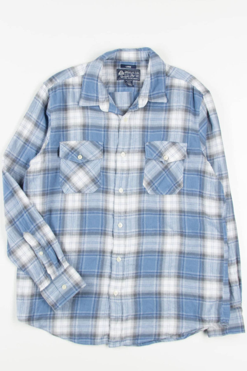 Light Blue American Rag Flannel Shirt 3849