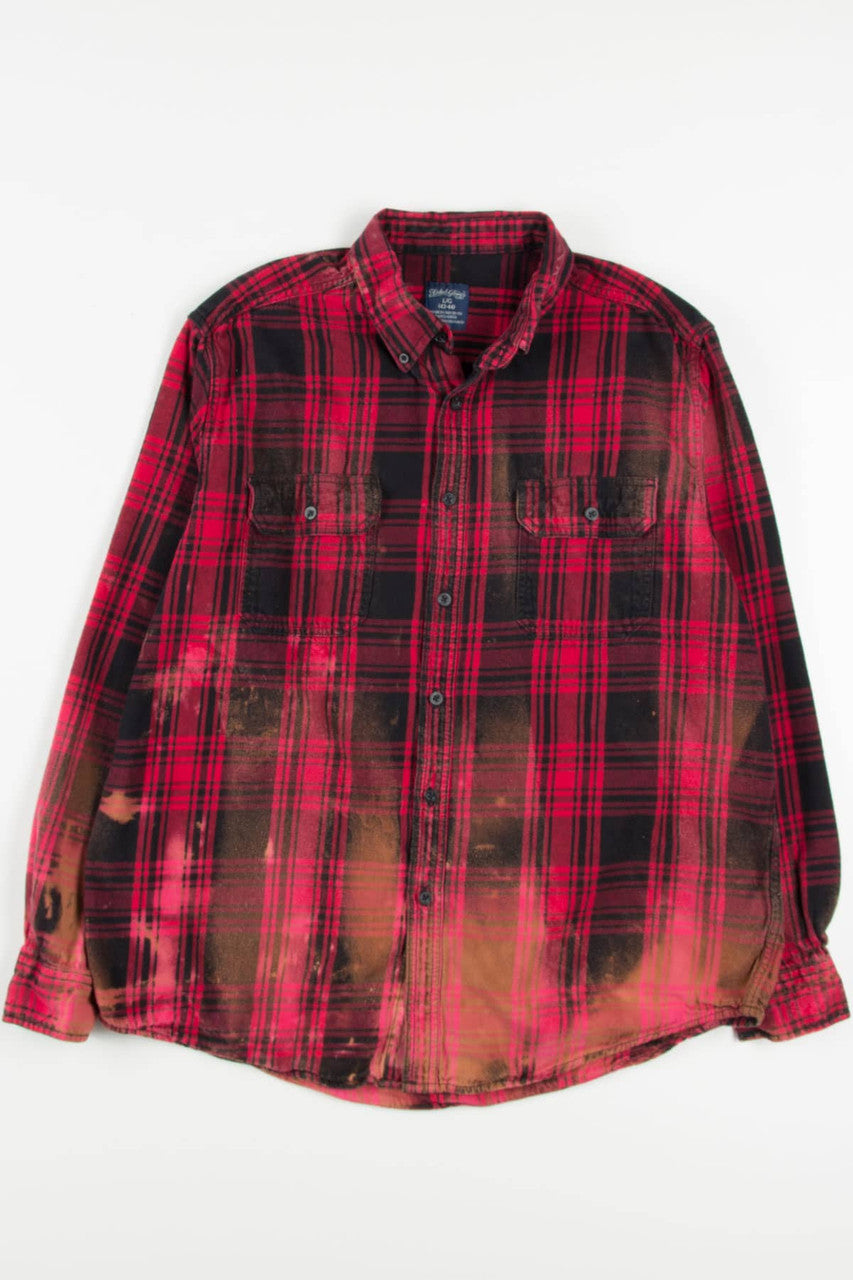 Bleached Faded Glory Flannel Shirt 3850