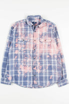 Bleached Light Blue George Flannel Shirt 3851