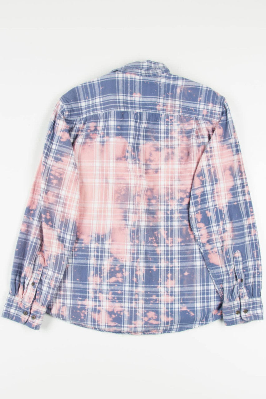 Bleached Light Blue George Flannel Shirt 3851