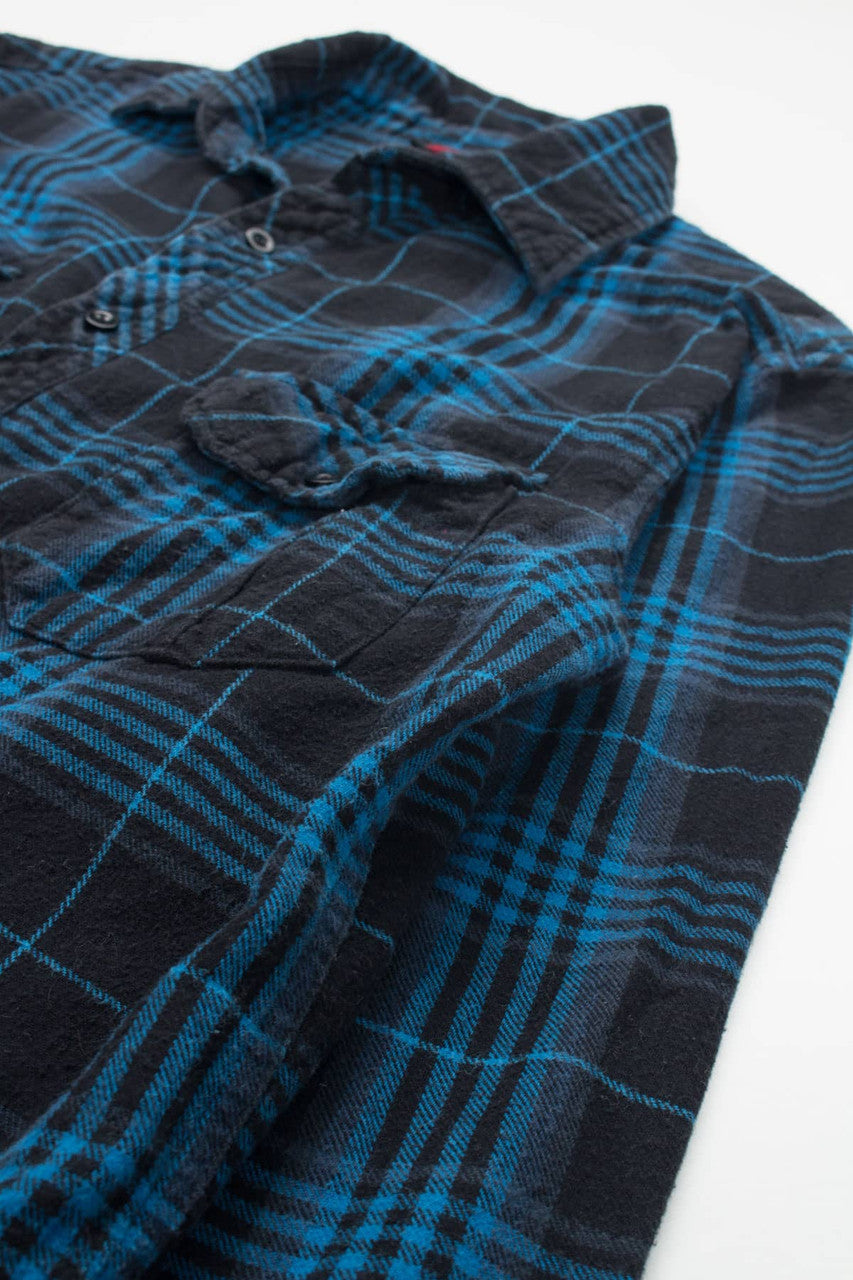 Black & Blue Burnside Flannel Shirt 3858
