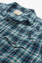 Teal Red Head Flannel Shirt 3867