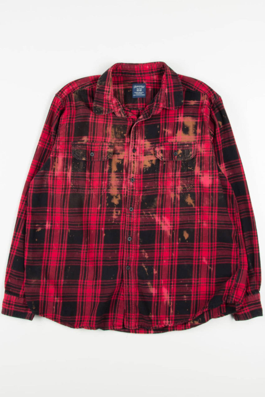 Bleached Faded Glory Flannel Shirt 3871