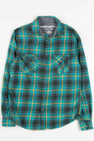 Teal Mossimo Flannel Shirt 3882