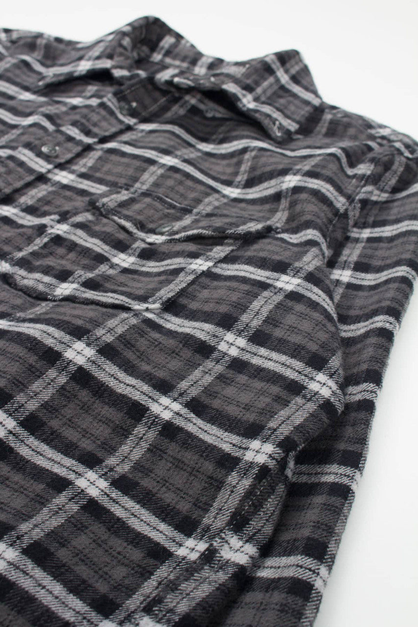 Charcoal Merona Flannel Shirt 3883
