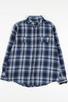 Blue Faded Glory Flannel Shirt 3887