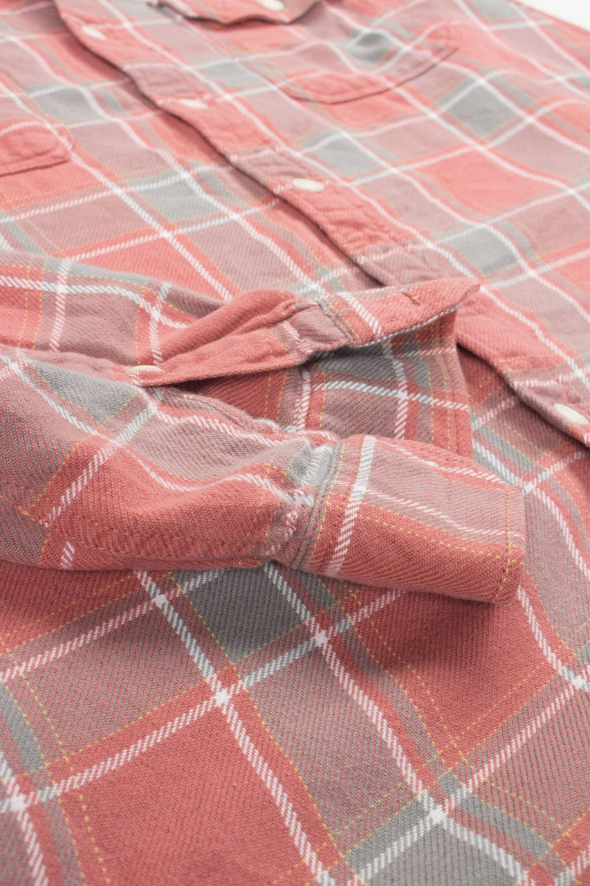 Peach Eddie Bauer Flannel Shirt 3915