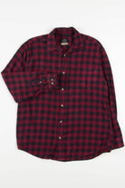 Red Cotton Traders Flannel Shirt 3920