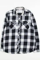 Black & White Roebucks Flannel Shirt 3927