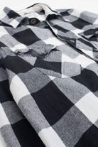 Black & White Roebucks Flannel Shirt 3927