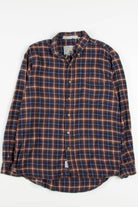 Brown & Navy Flannel Shirt 3928