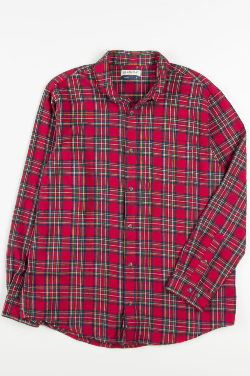 Red Magellan Outdoors Flannel Shirt 3934