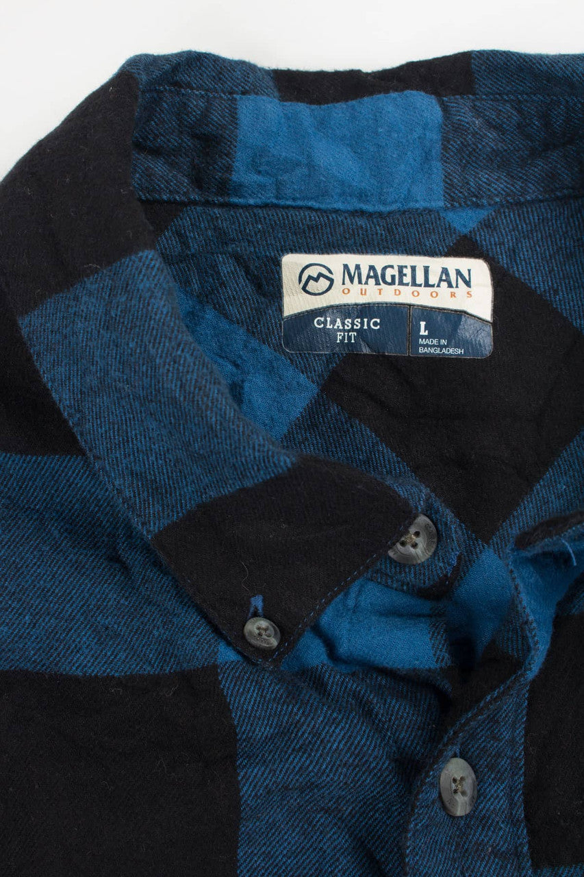 Blue Magellan Outdoors Flannel Shirt 3935