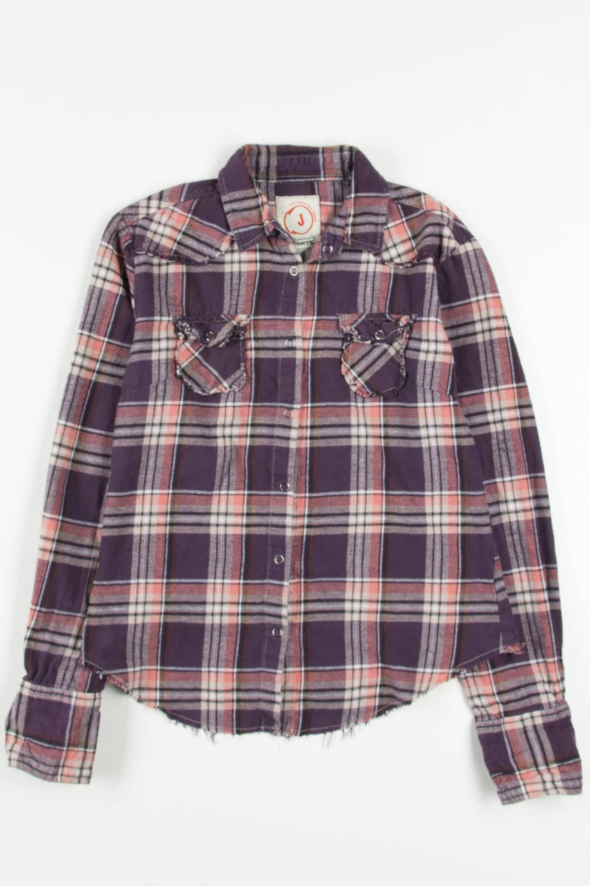 Plum Shag J. Shirts Flannel Shirt 3937