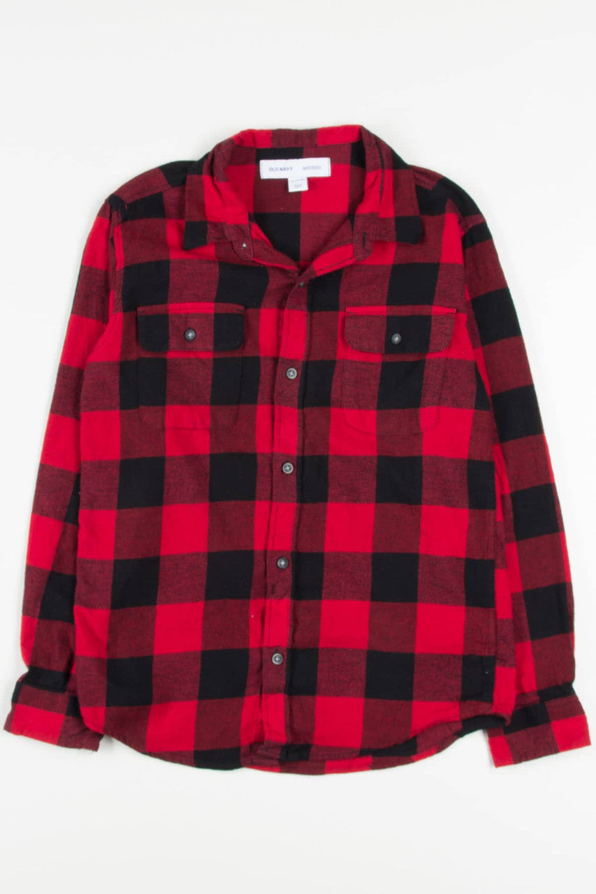 Red Buffalo Old Navy Flannel Shirt 3940