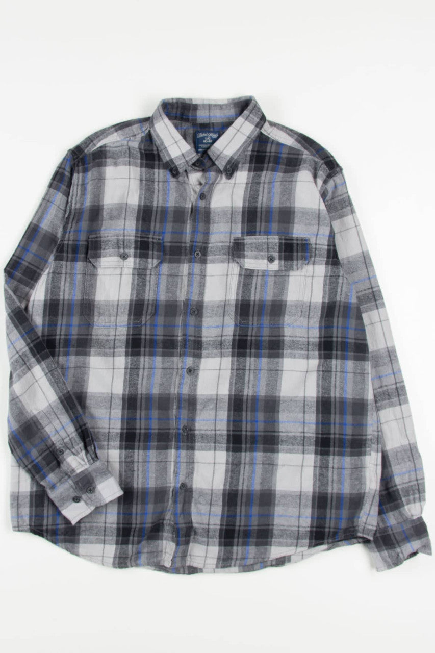 Grey Faded Glory Flannel Shirt 3943