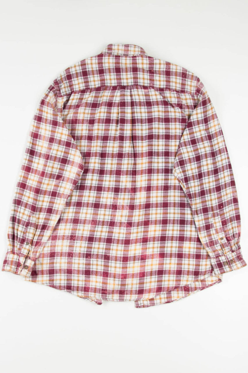 Bleached Croft & Barrow Flannel Shirt 3944