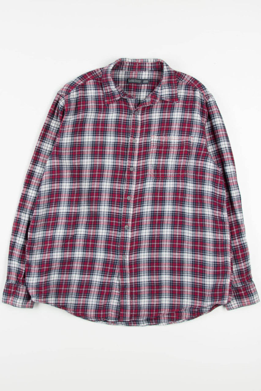 Red Faded Glory Flannel Shirt 3956