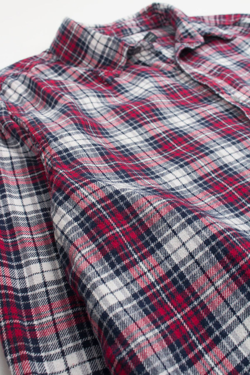 Red Faded Glory Flannel Shirt 3956