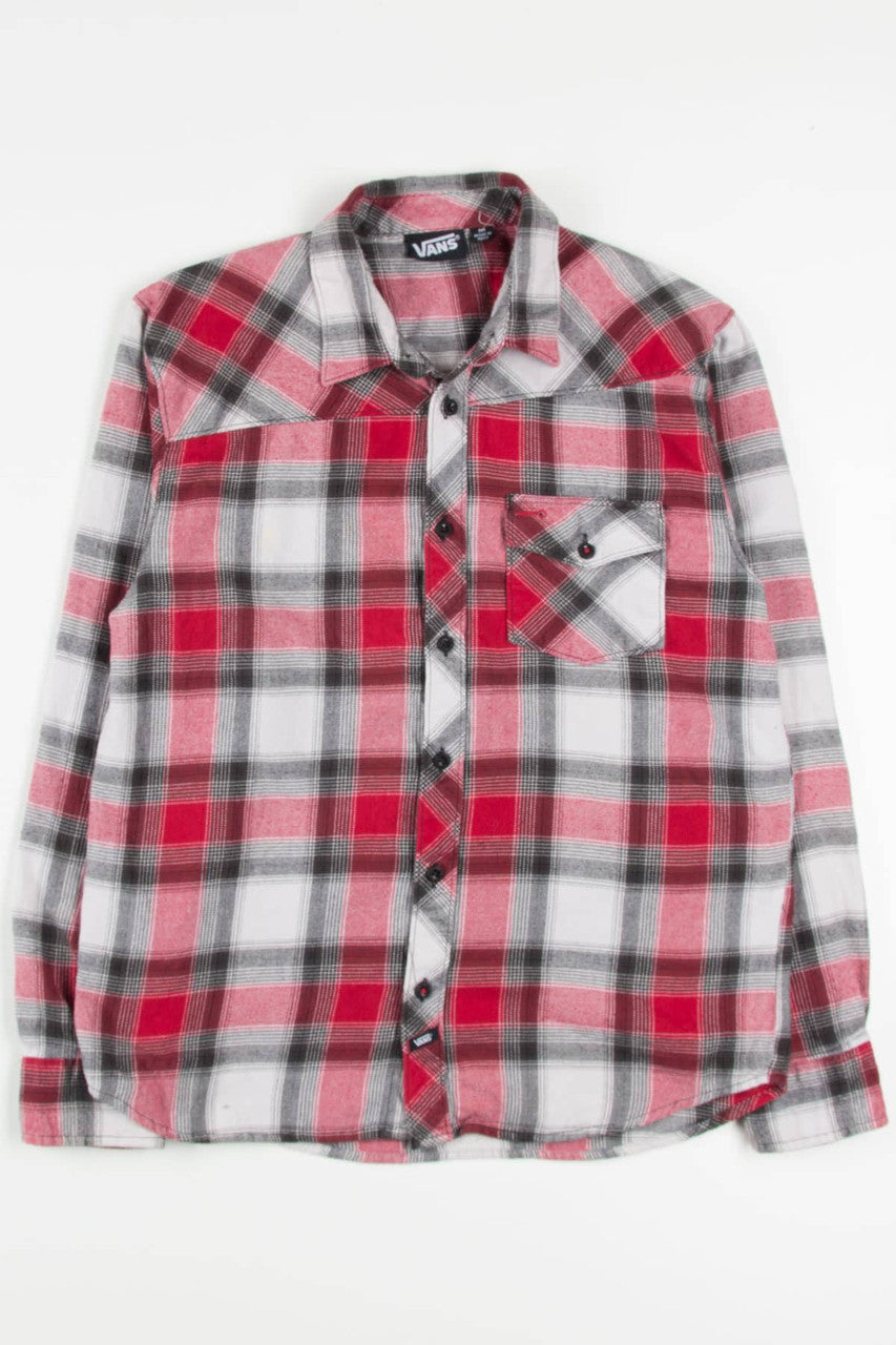 Red Vans Flannel Shirt 3958