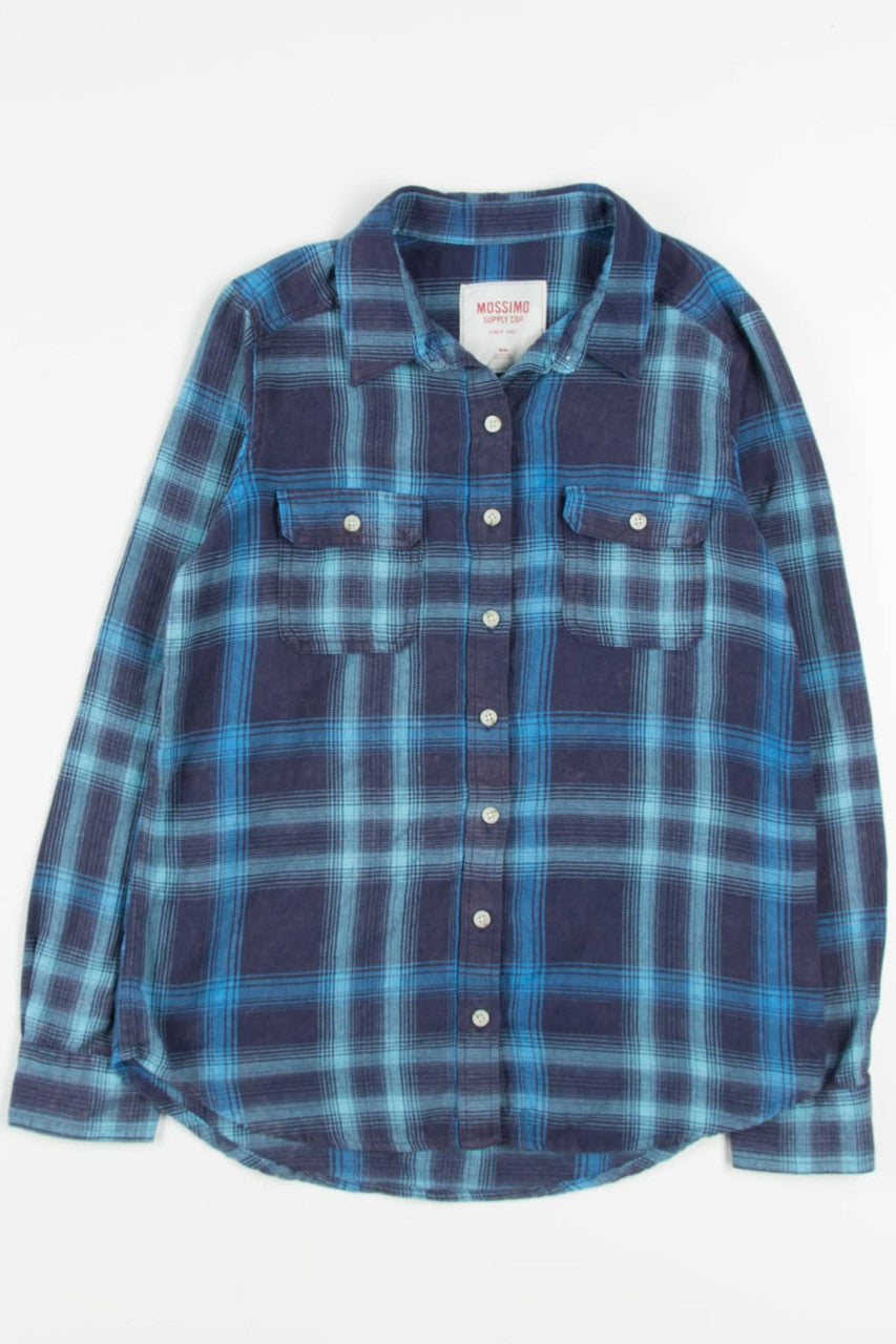 Blue Mossimo Flannel Shirt 3959