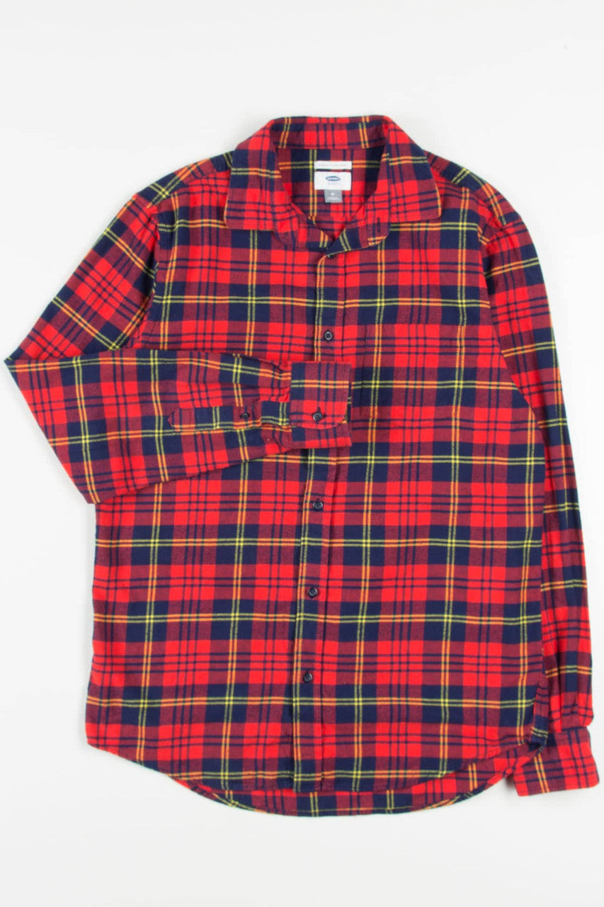 Classic Red Old Navy Flannel Shirt 3961