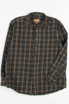 Brown Faded Glory Flannel Shirt 3964