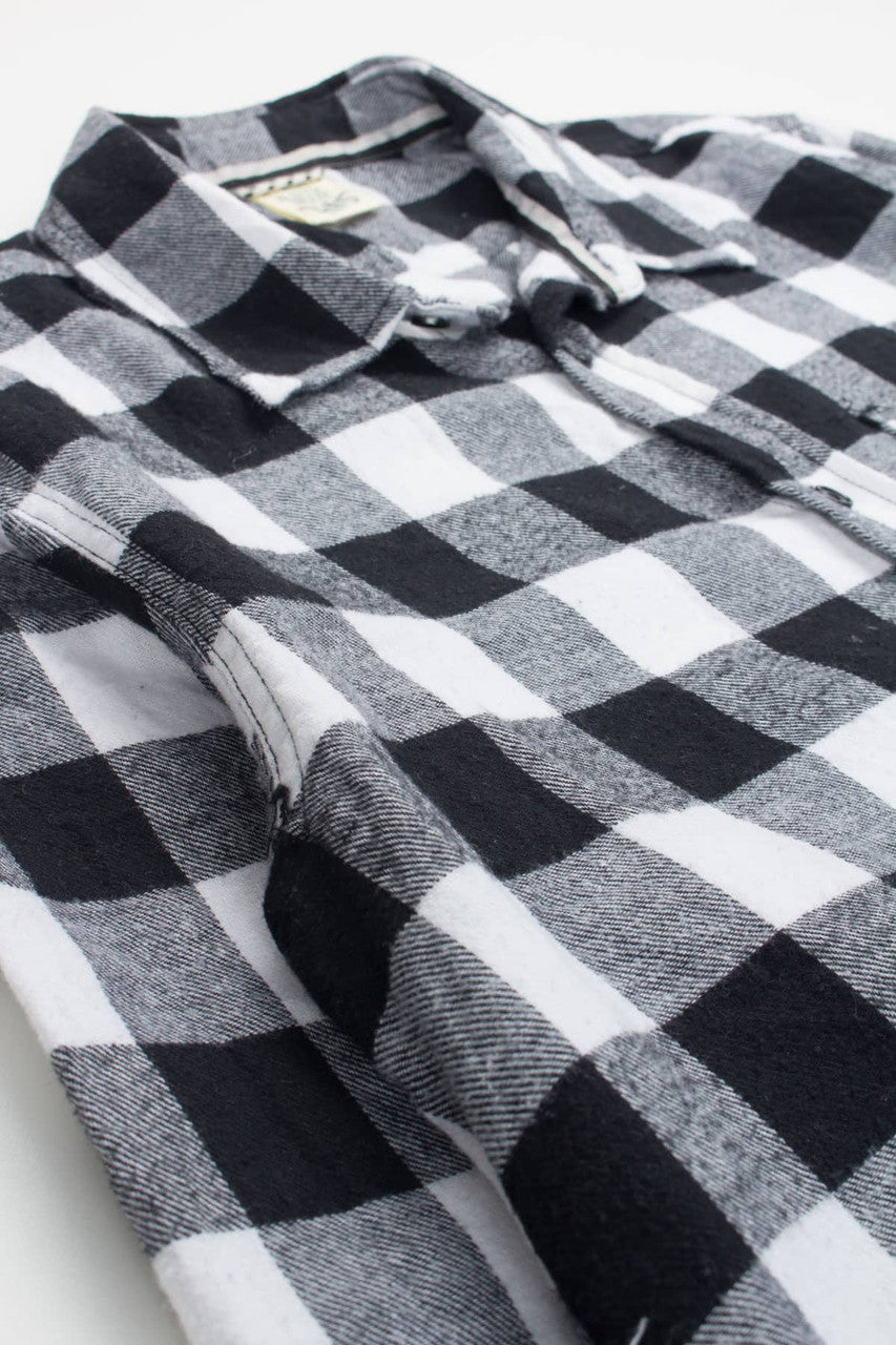 Black Buffalo Rustic Blue Flannel Shirt 3967