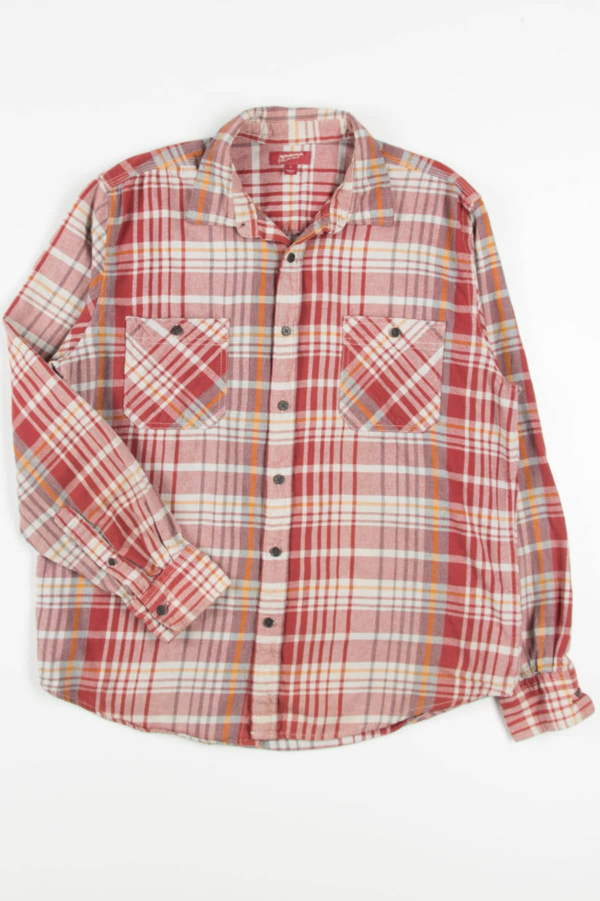 Red Arizona Jean Co. Flannel Shirt 3968
