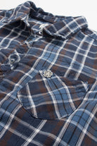 Blue Obey Flannel Shirt 3975