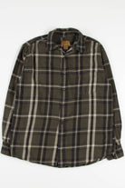 Olive St. John's Bay Flannel Shirt 3982
