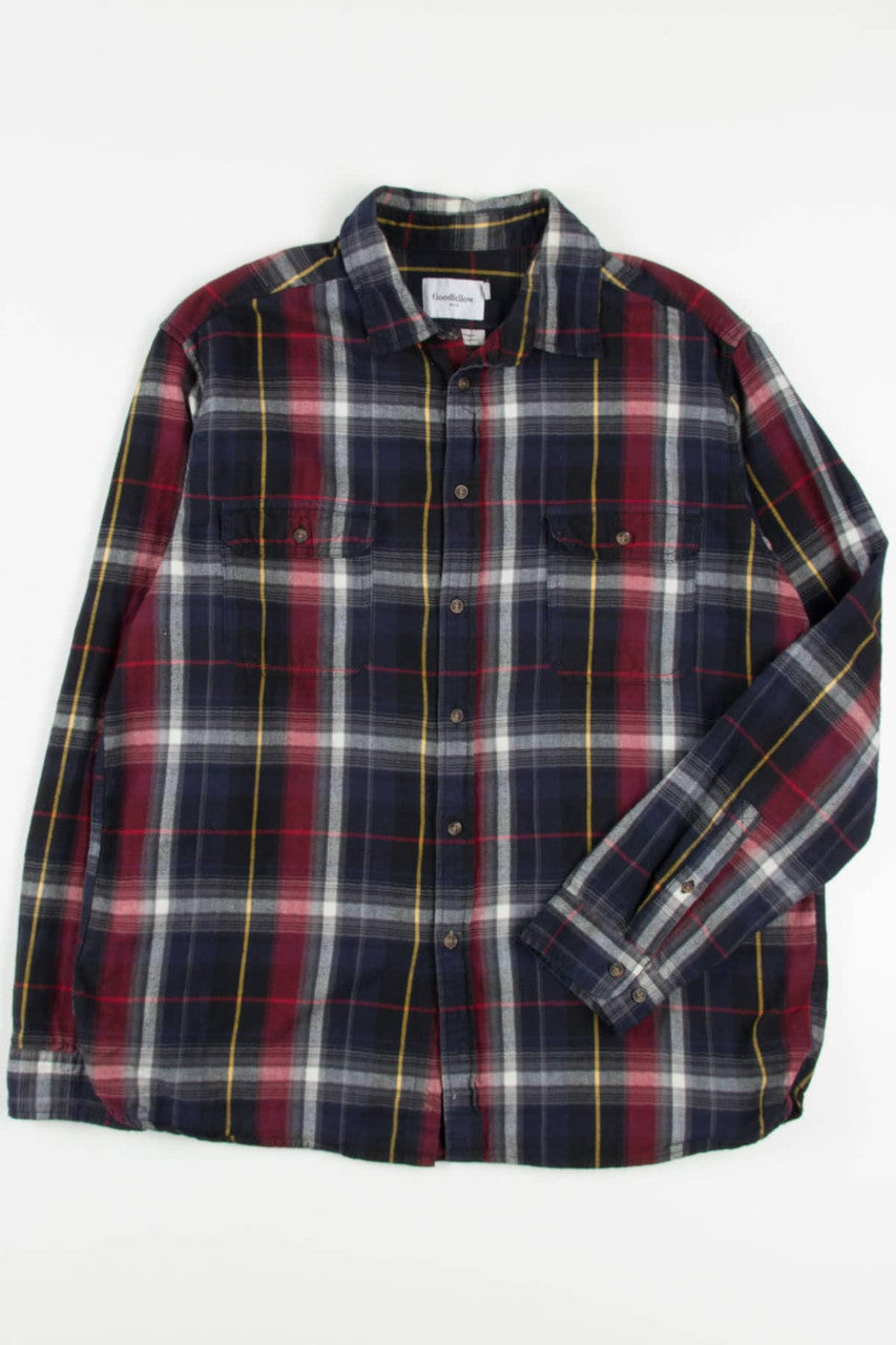 Navy Goodfellow Flannel Shirt 3992