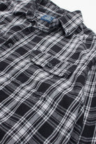 Black Faded Glory Flannel Shirt 3993