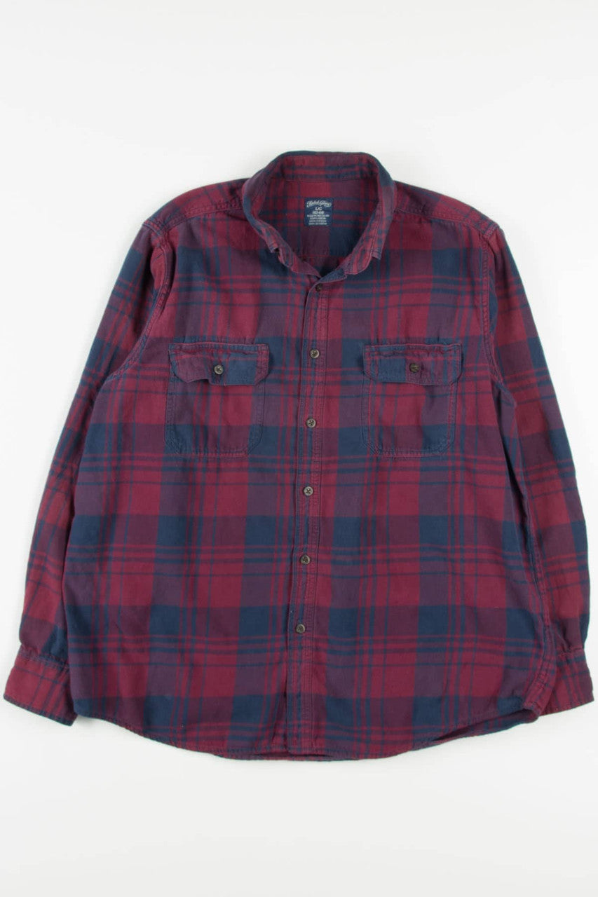 Red Faded Glory Flannel Shirt 4001
